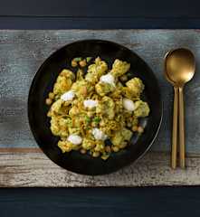 Curried cauliflower salad