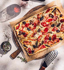 Schnelle Pilz-Blätterteig-Tarte