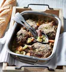 Confit de canard aux petits légumes