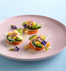 苦瓜三色溫沙拉