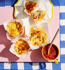 Muffin pan chorizo frittatas