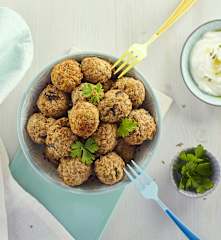 Polpette di carne e melanzane