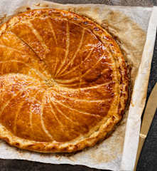 Galette des rois à la frangipane à la vanille
