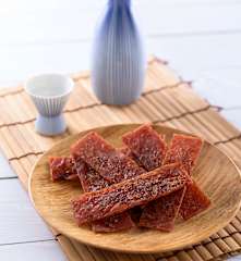Mala bakkwa (Chinese pork jerky)