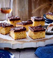 Blondie mit Fleur de Sel und Schokoganache