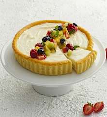 Crostata morbida allo yogurt e frutta