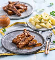 Slow-cooked BBQ Pork Ribs