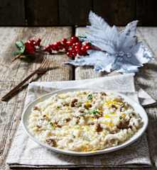 Risotto all'arancia con ragù di anatra
