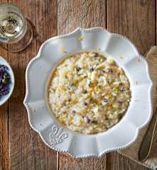 Risotto al prosecco e lavanda