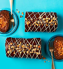 Brazos de chocolate y praliné