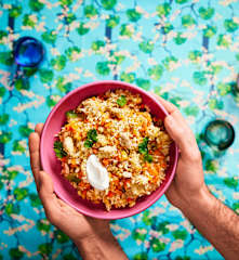 Reis-Pot mit Hähnchen