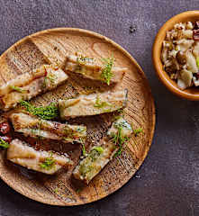 Pesce spada bardato  al finocchietto sottovuoto