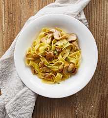 Tagliatelle ai funghi (senza glutine)