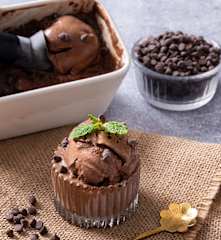 Frozen Yogurt Cokelat