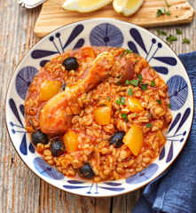 Mediterraner Hähnchen-Eintopf