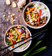 Wieprzowina stir-fry z warzywami