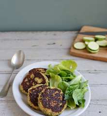 Hamburguesa de zucchini