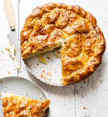 Tourte aux pommes de terre façon tartiflette