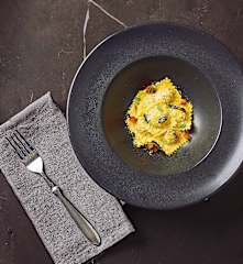 Tortelli di zucca e Gorgonzola