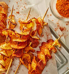烤旋风土豆片