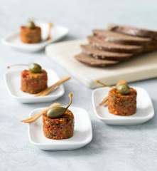 Sun-dried tomato tartare