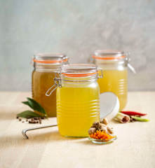 Turmeric and Ginger-Infused Chicken Broth