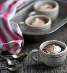 Flourless Chocolate Puddings