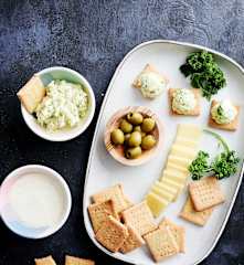 Kiks med torskemousse