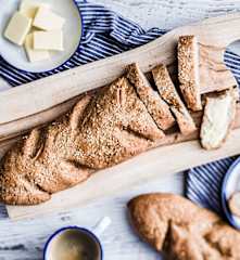 Pain express au sésame