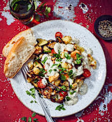 Blumenkohlsalat mit Hähnchen