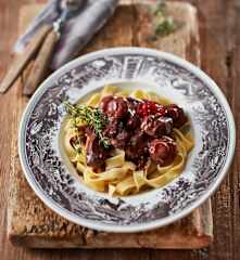 Hirschfilet mit Schokoladen-Pfeffersauce