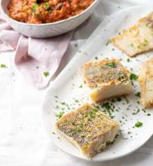 Bacalao con samfaina