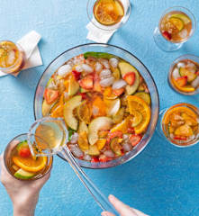 Pimm's fruit punch