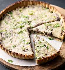 Quiche de berenjena ( sin azúcar, sin gluten, sin huevo, sin lactosa)