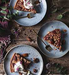 Tarta de nueces pacanas