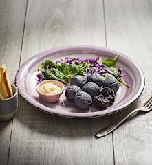 Polpette di cavolo viola