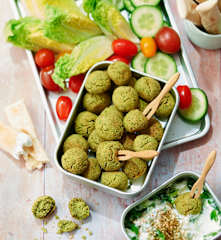 Falafels aux herbes