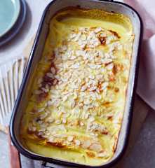 Gratinierte Mandelcrêpes