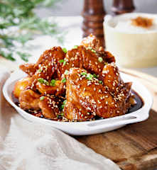 Oil Free Braised Chicken Wings