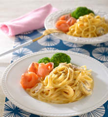 奶油鮭魚細扁麵(TM6 & TM5)