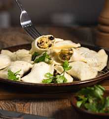 Pierogi z kapustą i grzybami