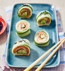 Gurken-Sushi