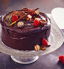 Tortina arancia e cioccolatini