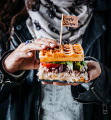 Gaufre burger