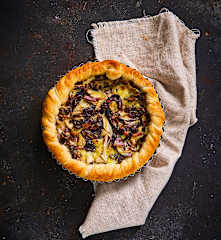 Quiche radicchio e speck