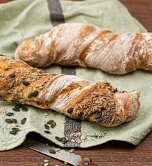 Pain torsadé rustique au levain