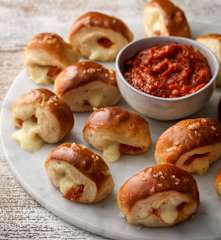 Mozzarella-Salami-Happen