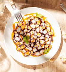 Carpaccio de pulpo a feira