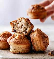 Muffins con chispas de chocolate