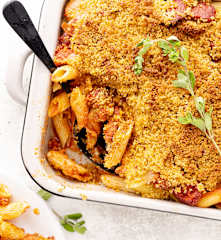 Sformato di pasta e chorizo